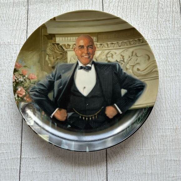 Vintage Knowles Daddy Warbucks Numbered Collector’s Plate - Picture 1 of 7